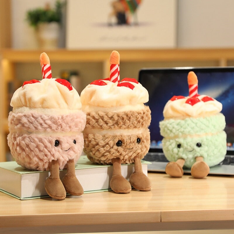 Birthday Celebration Cake Plushie Buddies - Kawaiies - Adorable - Cute - Plushies - Plush - Kawaii