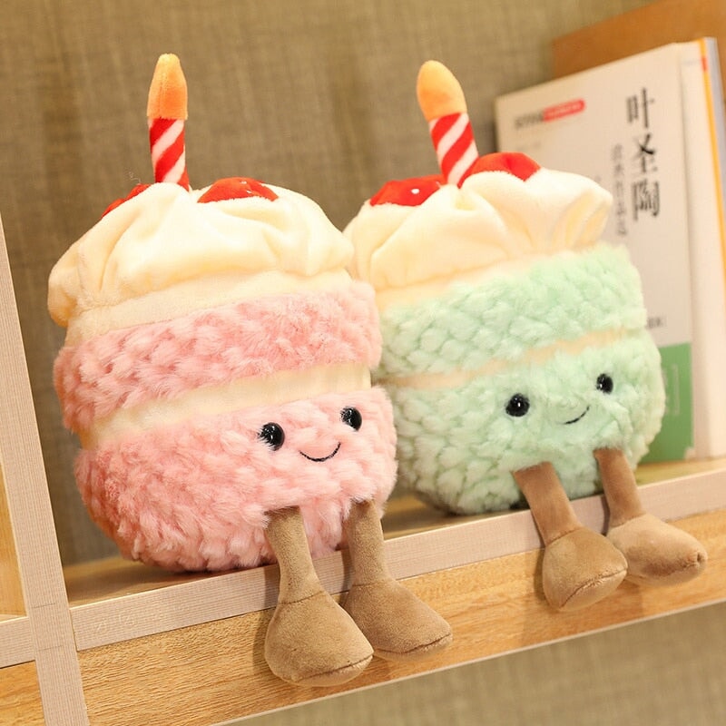 Birthday Celebration Cake Plushie Buddies - Kawaiies - Adorable - Cute - Plushies - Plush - Kawaii