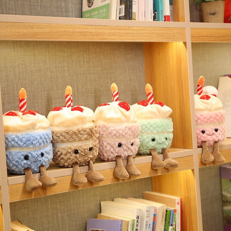 Birthday Celebration Cake Plushie Buddies - Kawaiies - Adorable - Cute - Plushies - Plush - Kawaii