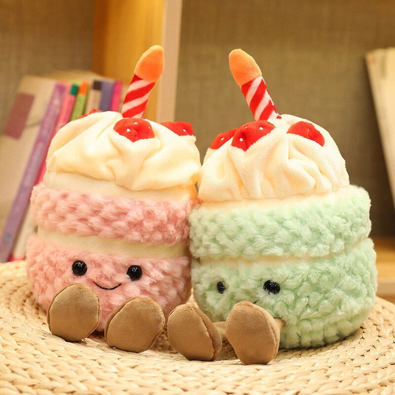Birthday Celebration Cake Plushie Buddies - Kawaiies - Adorable - Cute - Plushies - Plush - Kawaii