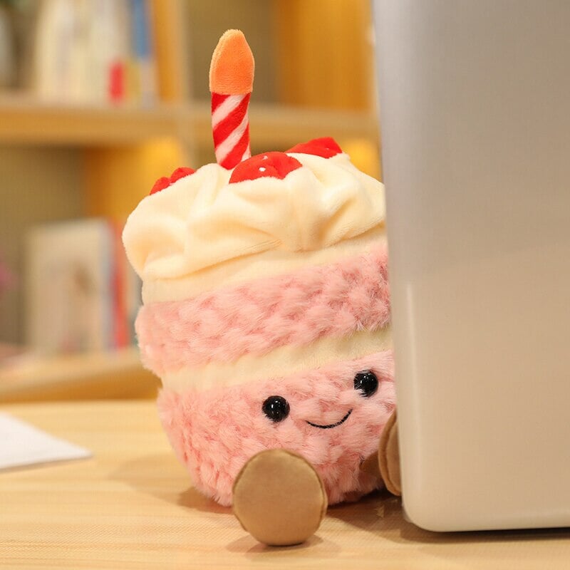Birthday Celebration Cake Plushie Buddies - Kawaiies - Adorable - Cute - Plushies - Plush - Kawaii