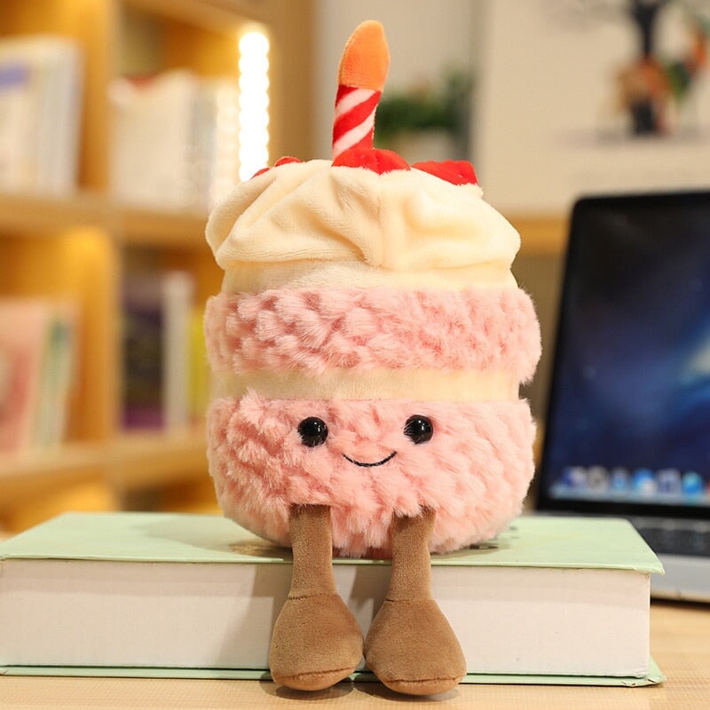 Birthday Celebration Cake Plushie Buddies - Kawaiies - Adorable - Cute - Plushies - Plush - Kawaii
