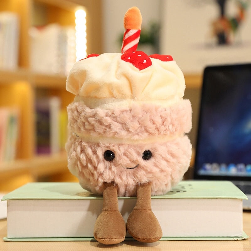 Birthday Celebration Cake Plushie Buddies - Kawaiies - Adorable - Cute - Plushies - Plush - Kawaii