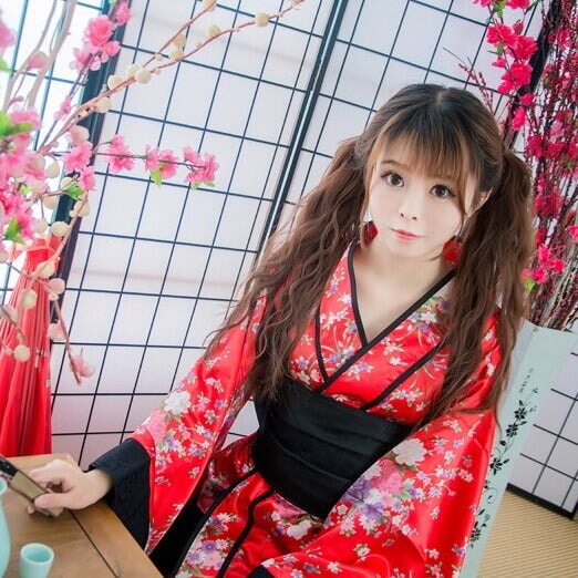 Japanese Art Fancy Kimono Cardigan Robe Short – Kawaiies