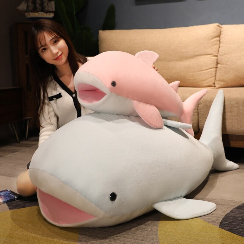 Blubba the Happy Shark Plushie - Kawaiies - Adorable - Cute - Plushies - Plush - Kawaii