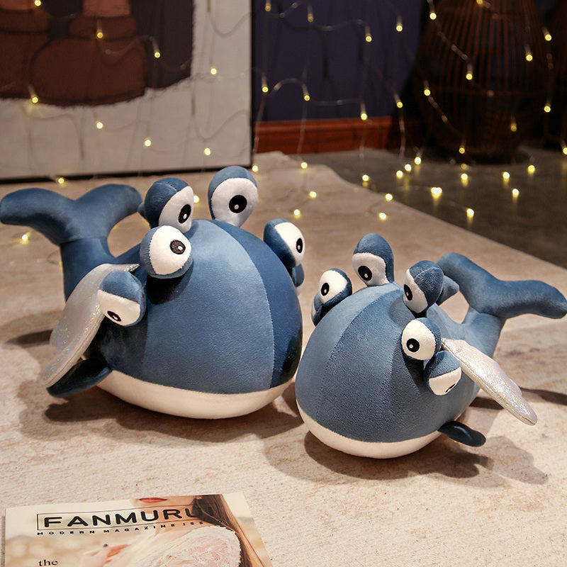 Blue Alien Whale with Wings Plushie - Kawaiies - Adorable - Cute - Plushies - Plush - Kawaii
