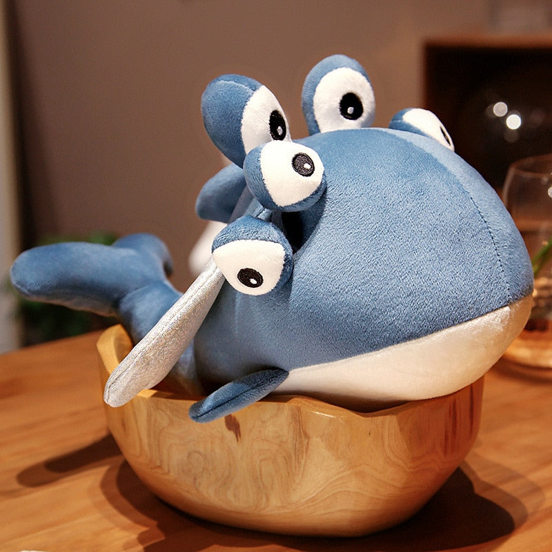 Blue Alien Whale with Wings Plushie - Kawaiies - Adorable - Cute - Plushies - Plush - Kawaii