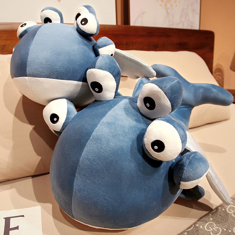 Blue Alien Whale with Wings Plushie - Kawaiies - Adorable - Cute - Plushies - Plush - Kawaii