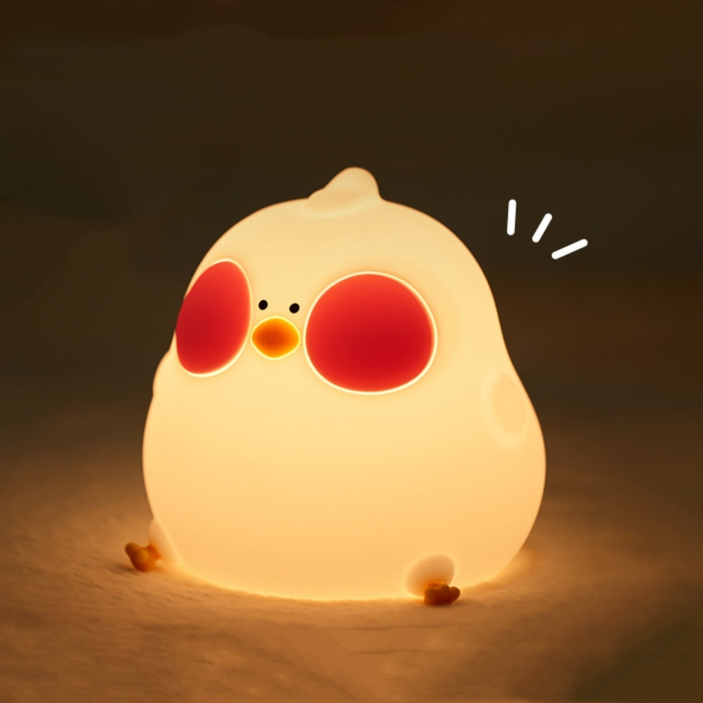 kawaiies-softtoys-plushies-kawaii-plush-Blushing Chubby Chick LED Night Light | NEW Home Decor 
