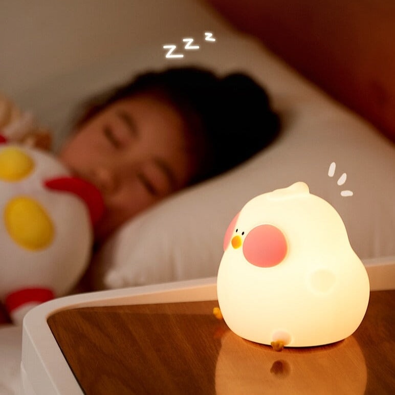 kawaiies-softtoys-plushies-kawaii-plush-Blushing Chubby Chick LED Night Light | NEW Home Decor 