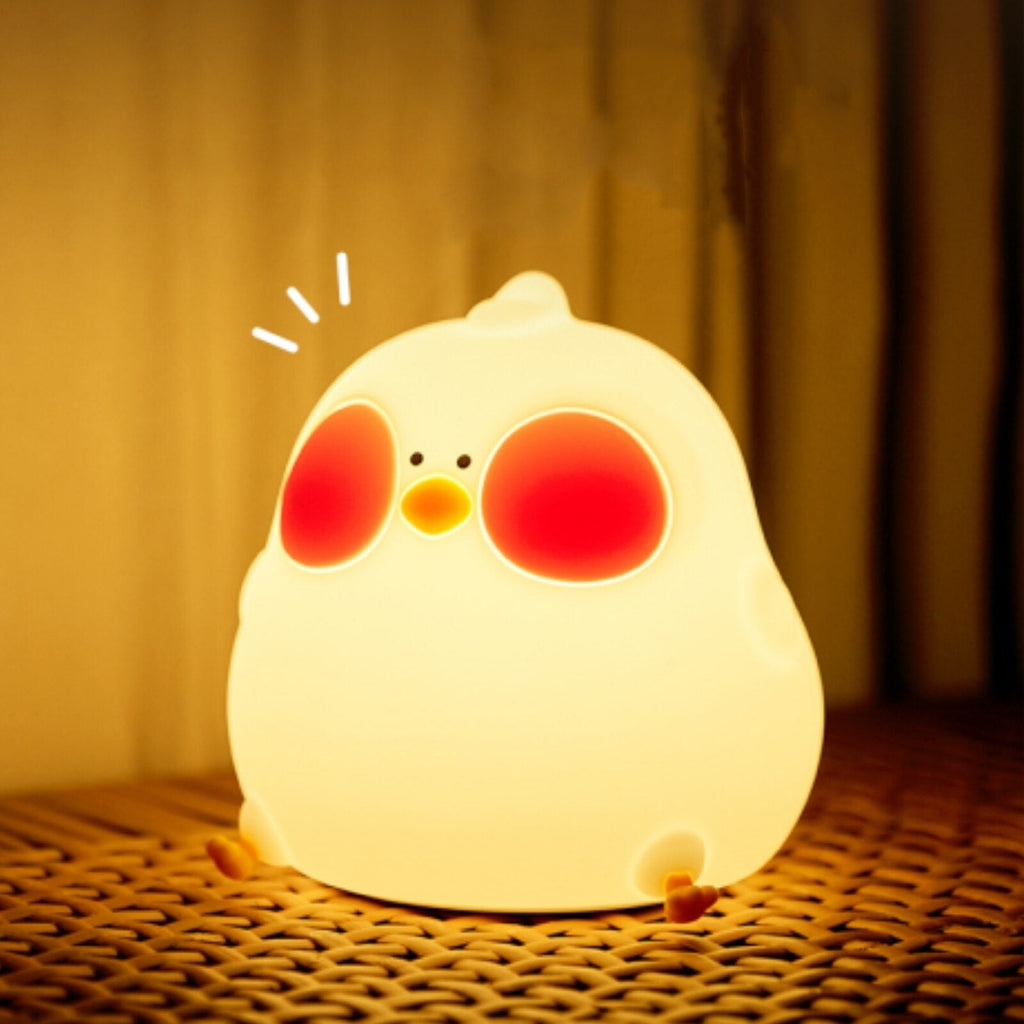 kawaiies-softtoys-plushies-kawaii-plush-Blushing Chubby Chick LED Night Light | NEW Home Decor 