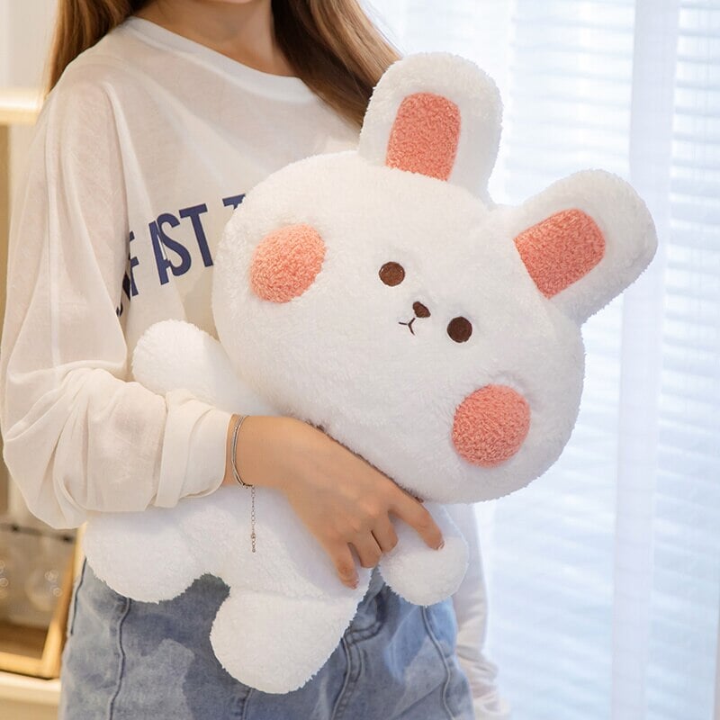 Blushing Frog and Rabbit Friends Plush - Kawaiies - Adorable - Cute - Plushies - Plush - Kawaii