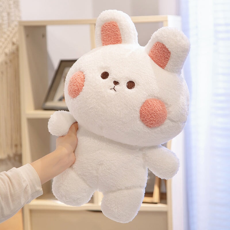 Blushing Frog and Rabbit Friends Plush - Kawaiies - Adorable - Cute - Plushies - Plush - Kawaii