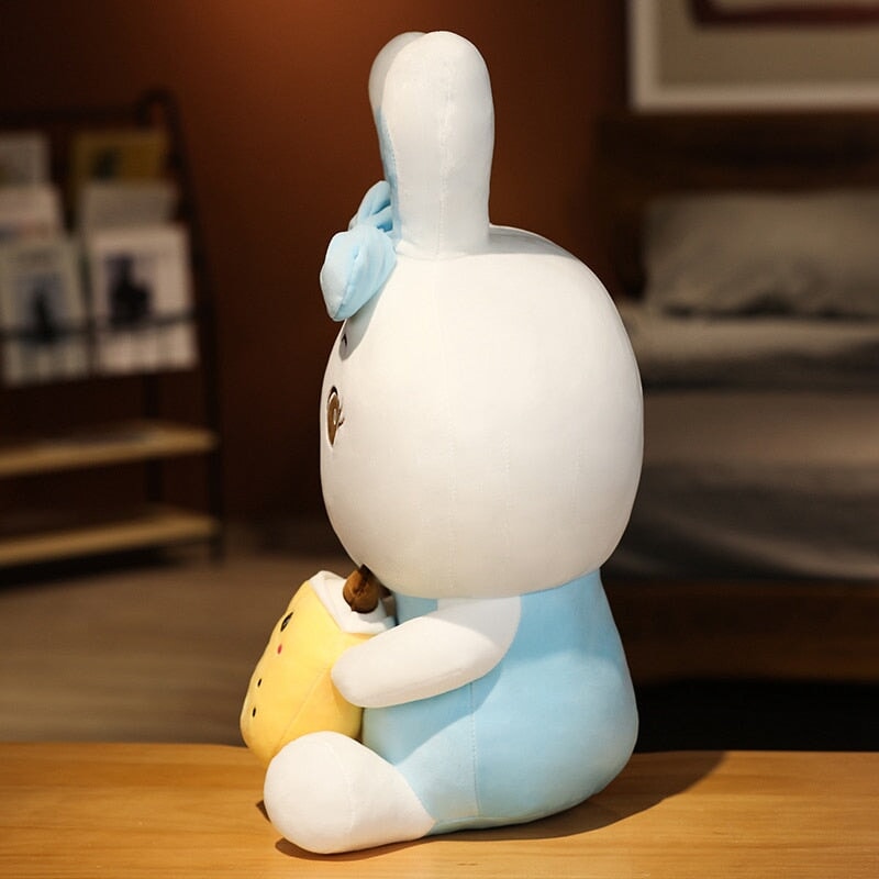 Boba Bunny Couple Plushies - Kawaiies - Adorable - Cute - Plushies - Plush - Kawaii