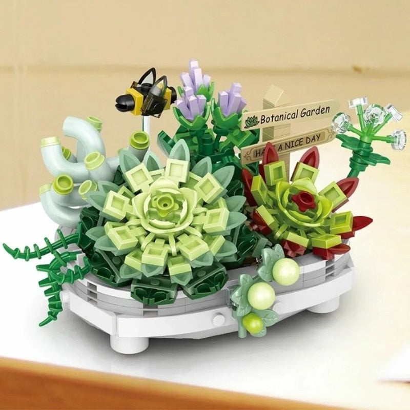 Bonsai Plant Pots Nano Building Set - Kawaiies - Adorable - Cute - Plushies - Plush - Kawaii