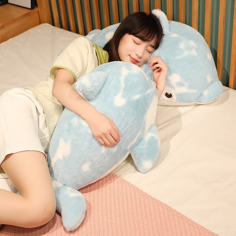 Brigg the Blue Fluffy Dolphin Plushie - Kawaiies - Adorable - Cute - Plushies - Plush - Kawaii