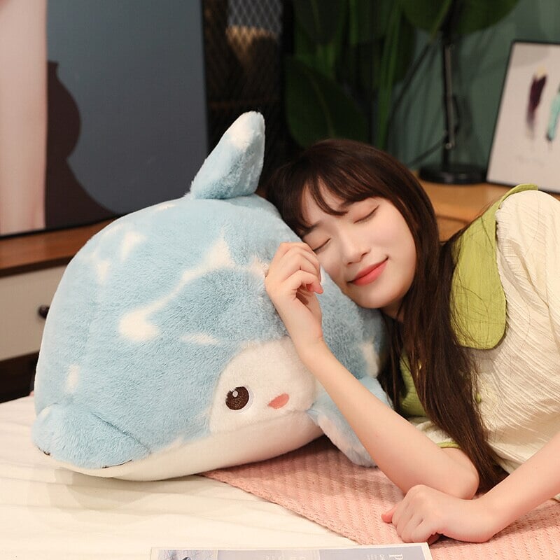 Brigg the Blue Fluffy Dolphin Plushie - Kawaiies - Adorable - Cute - Plushies - Plush - Kawaii