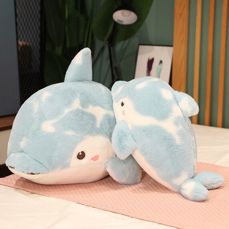 Brigg the Blue Fluffy Dolphin Plushie - Kawaiies - Adorable - Cute - Plushies - Plush - Kawaii