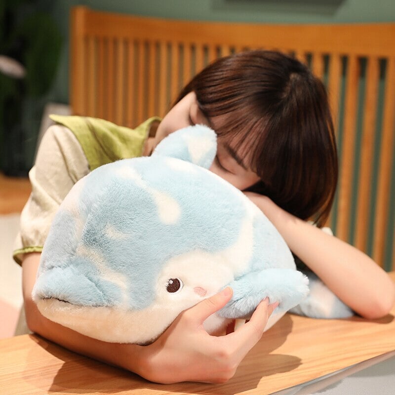 Brigg the Blue Fluffy Dolphin Plushie - Kawaiies - Adorable - Cute - Plushies - Plush - Kawaii