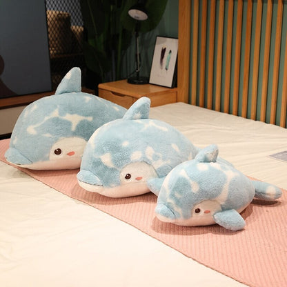 Brigg the Blue Fluffy Dolphin Plushie - Kawaiies - Adorable - Cute - Plushies - Plush - Kawaii