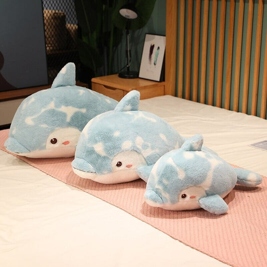Brigg the Blue Fluffy Dolphin Plushie - Kawaiies - Adorable - Cute - Plushies - Plush - Kawaii