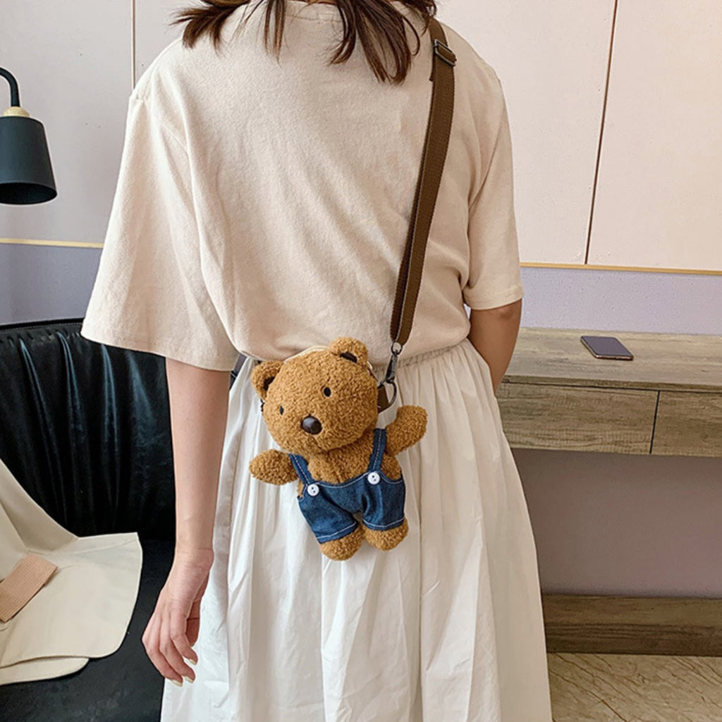 Brown Bear Bag - Kawaiies - Adorable - Cute - Plushies - Plush - Kawaii