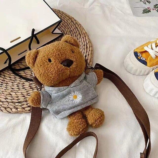 Brown Bear Bag - Kawaiies - Adorable - Cute - Plushies - Plush - Kawaii