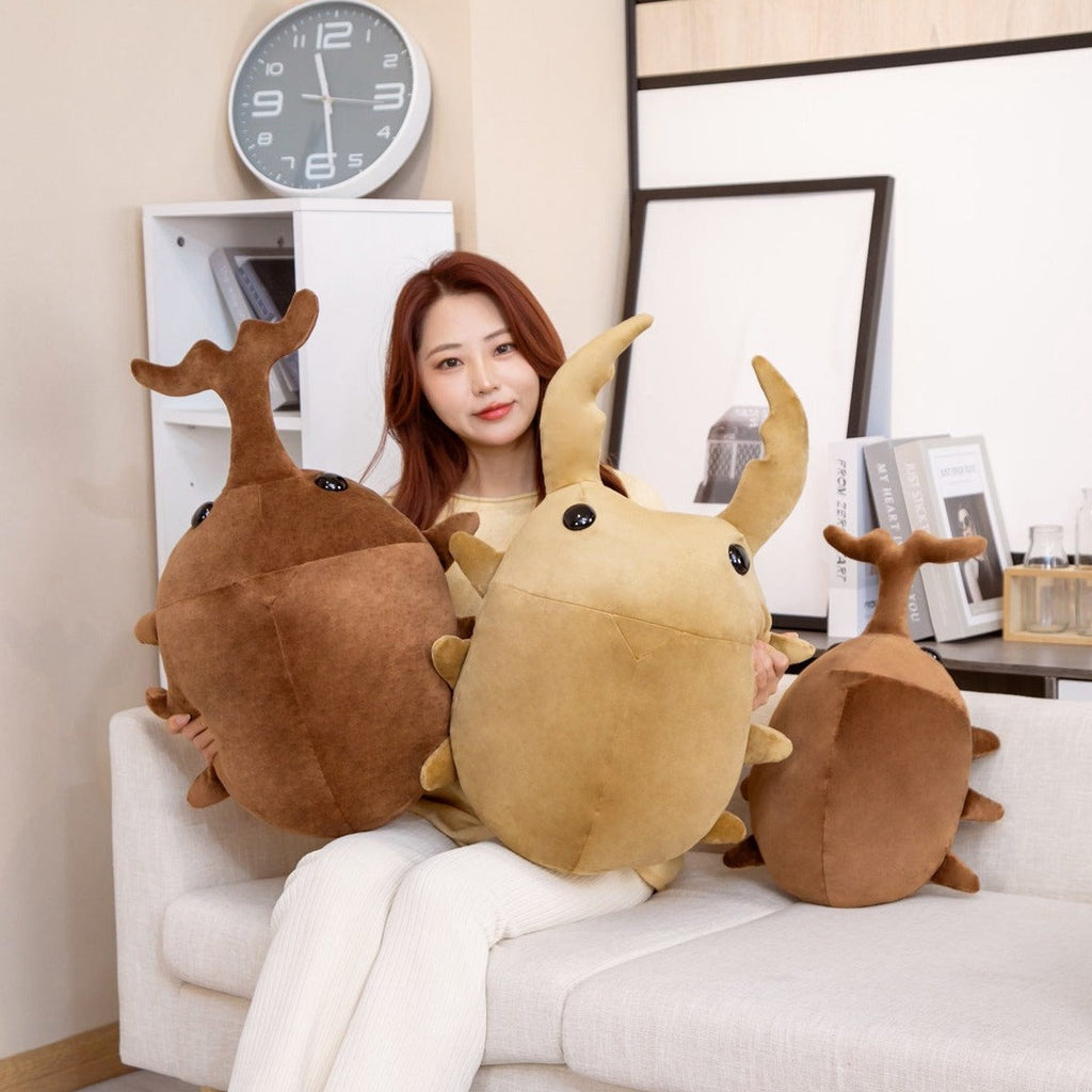 Brown Kawaii Dung Beetles Plushies - Kawaiies - Adorable - Cute - Plushies - Plush - Kawaii