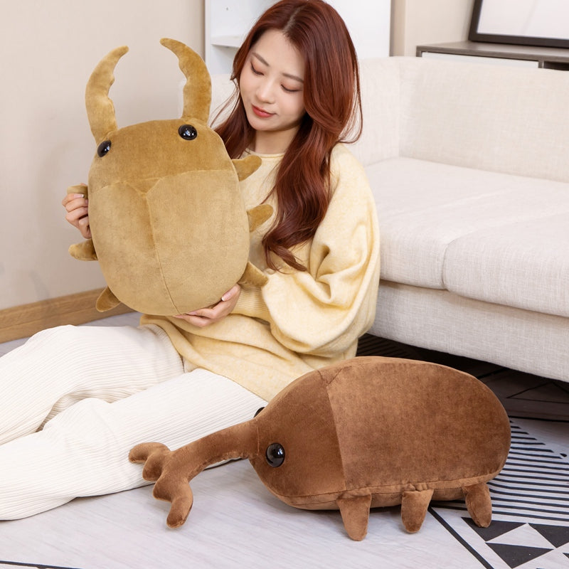 Brown Kawaii Dung Beetles Plushies - Kawaiies - Adorable - Cute - Plushies - Plush - Kawaii