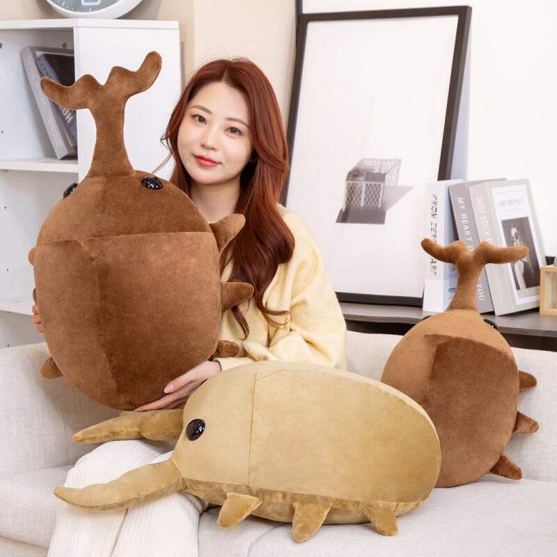 Brown Kawaii Dung Beetles Plushies - Kawaiies - Adorable - Cute - Plushies - Plush - Kawaii