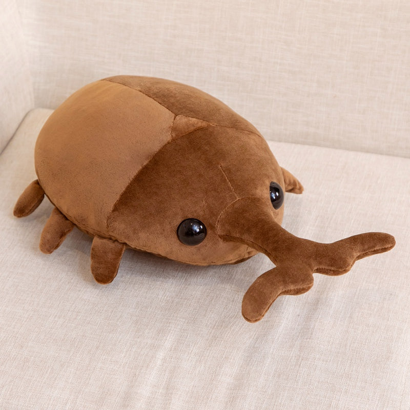 Brown Kawaii Dung Beetles Plushies - Kawaiies - Adorable - Cute - Plushies - Plush - Kawaii