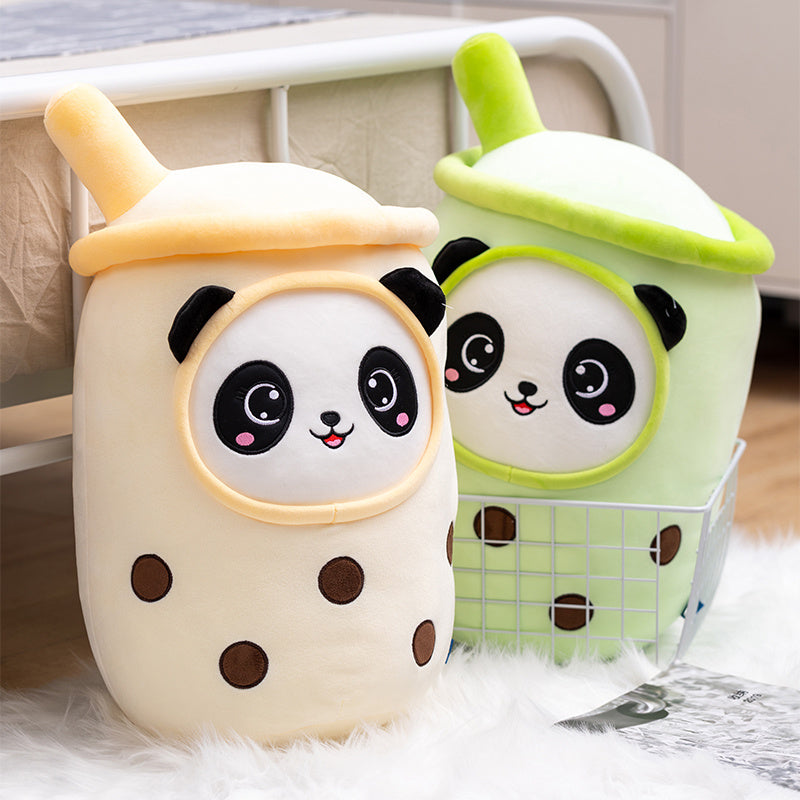 Bubble Tea Panda Family Plushies - Kawaiies - Adorable - Cute - Plushies - Plush - Kawaii