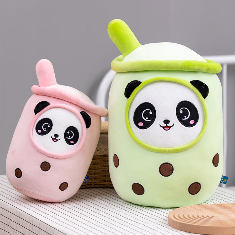 Bubble Tea Panda Family Plushies - Kawaiies - Adorable - Cute - Plushies - Plush - Kawaii