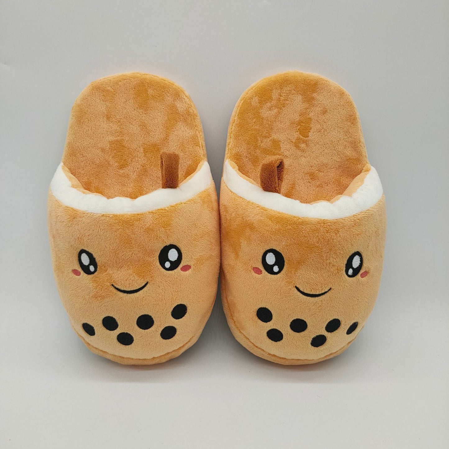 Bubble Tea Plush Slippers - Kawaiies - Adorable - Cute - Plushies - Plush - Kawaii