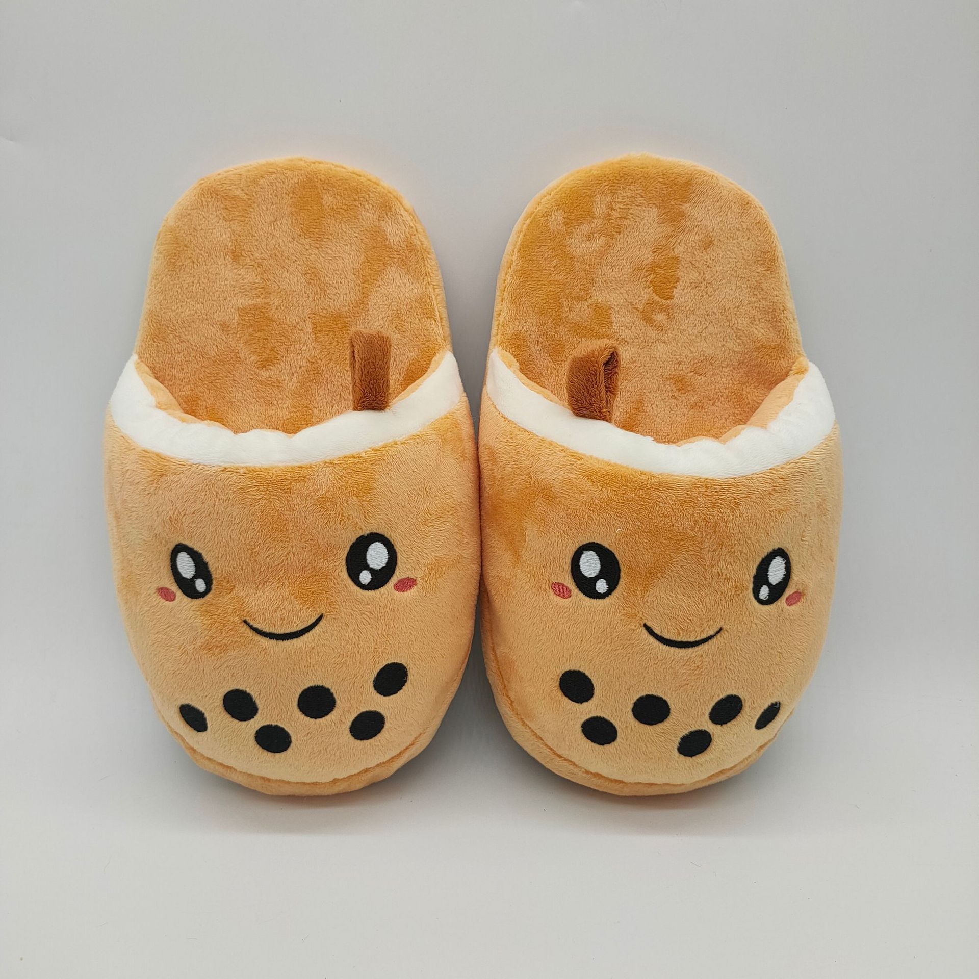 Bubble Tea Plush Slippers - Kawaiies - Adorable - Cute - Plushies - Plush - Kawaii