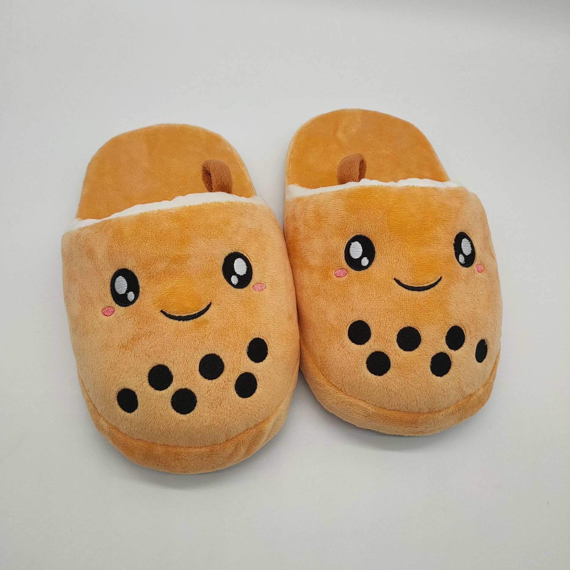 Bubble Tea Plush Slippers - Kawaiies - Adorable - Cute - Plushies - Plush - Kawaii