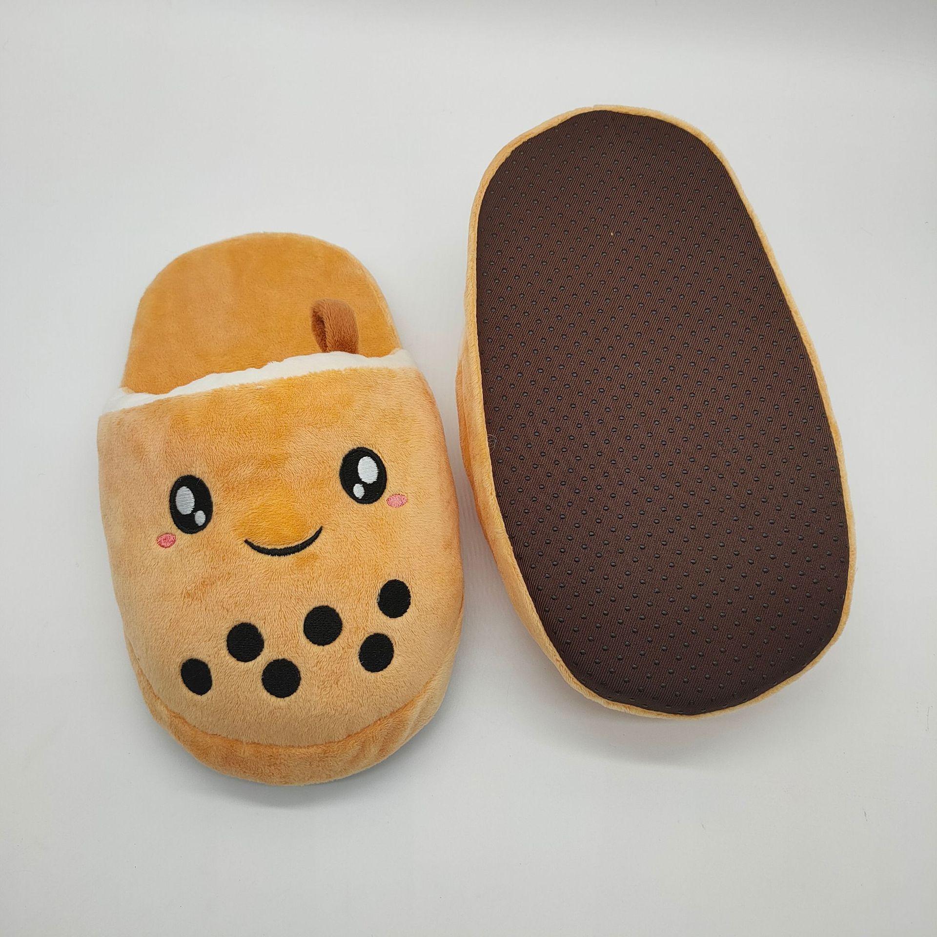 Bubble Tea Plush Slippers - Kawaiies - Adorable - Cute - Plushies - Plush - Kawaii