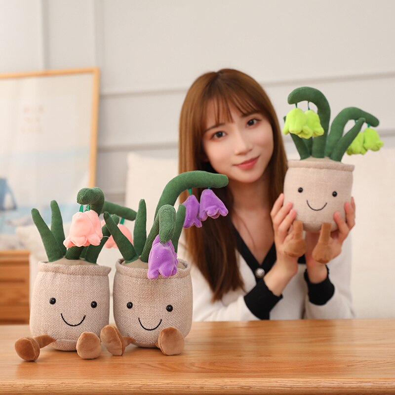 Buddy Bell Flower Pot Plush - Kawaiies - Adorable - Cute - Plushies - Plush - Kawaii