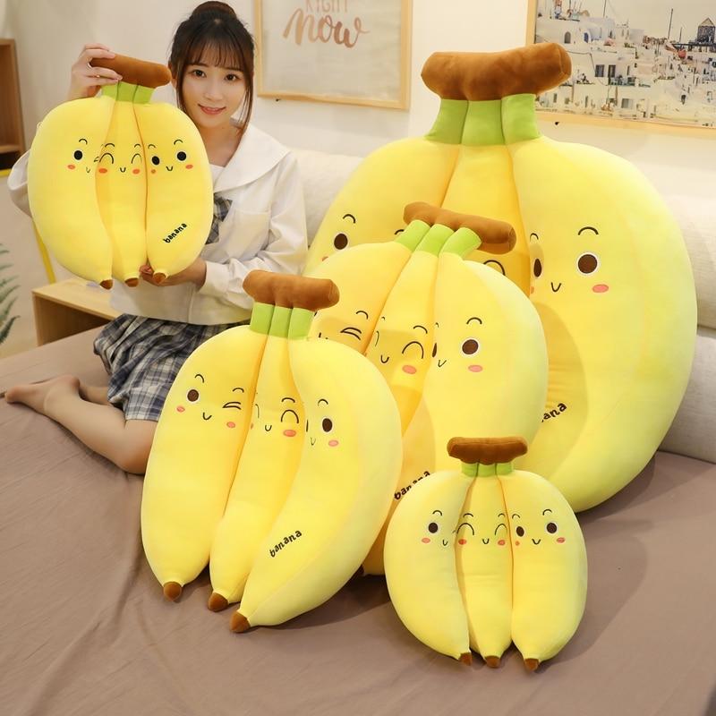 Bunch of Silly Banana Plushies - Kawaiies - Adorable - Cute - Plushies - Plush - Kawaii