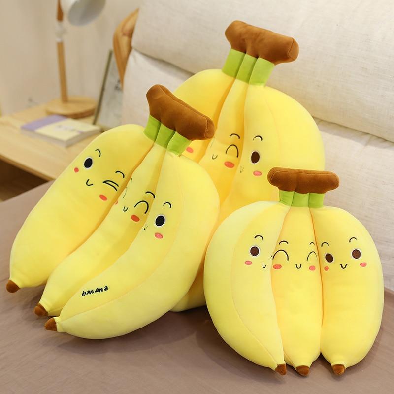 Bunch of Silly Banana Plushies - Kawaiies - Adorable - Cute - Plushies - Plush - Kawaii