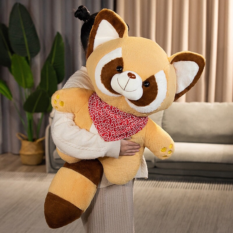 Bushy and Buster the Raccoon Plushies - Kawaiies - Adorable - Cute - Plushies - Plush - Kawaii