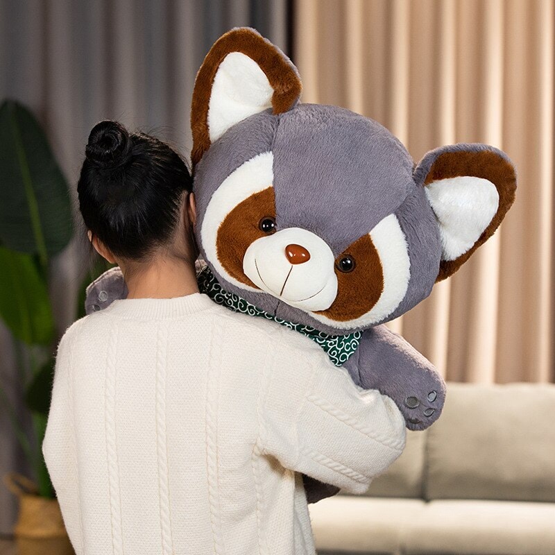 Bushy and Buster the Raccoon Plushies - Kawaiies - Adorable - Cute - Plushies - Plush - Kawaii