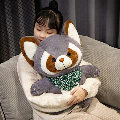 Bushy and Buster the Raccoon Plushies - Kawaiies - Adorable - Cute - Plushies - Plush - Kawaii