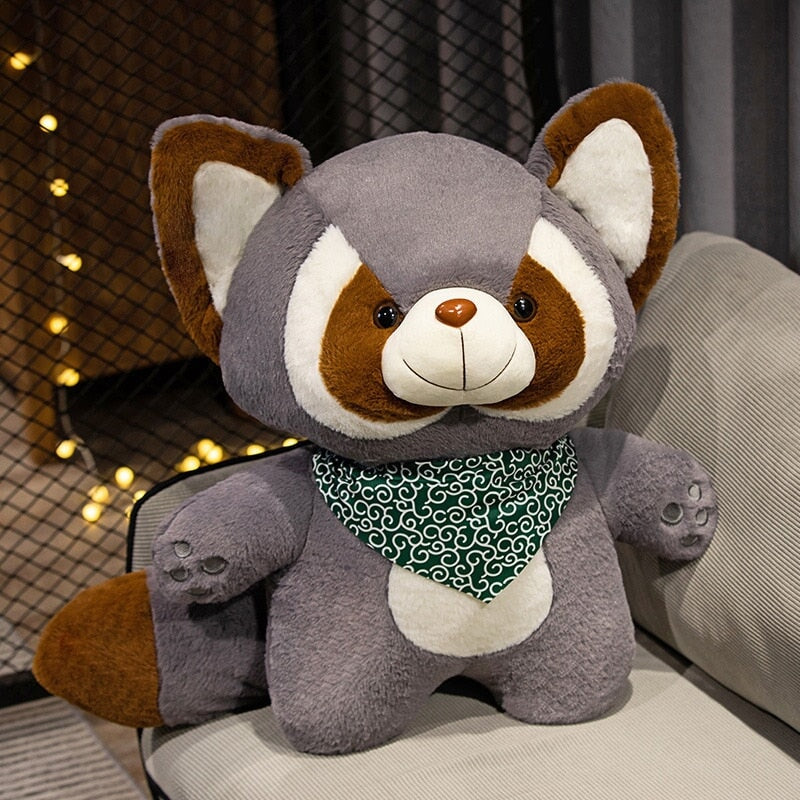 Bushy and Buster the Raccoon Plushies - Kawaiies - Adorable - Cute - Plushies - Plush - Kawaii