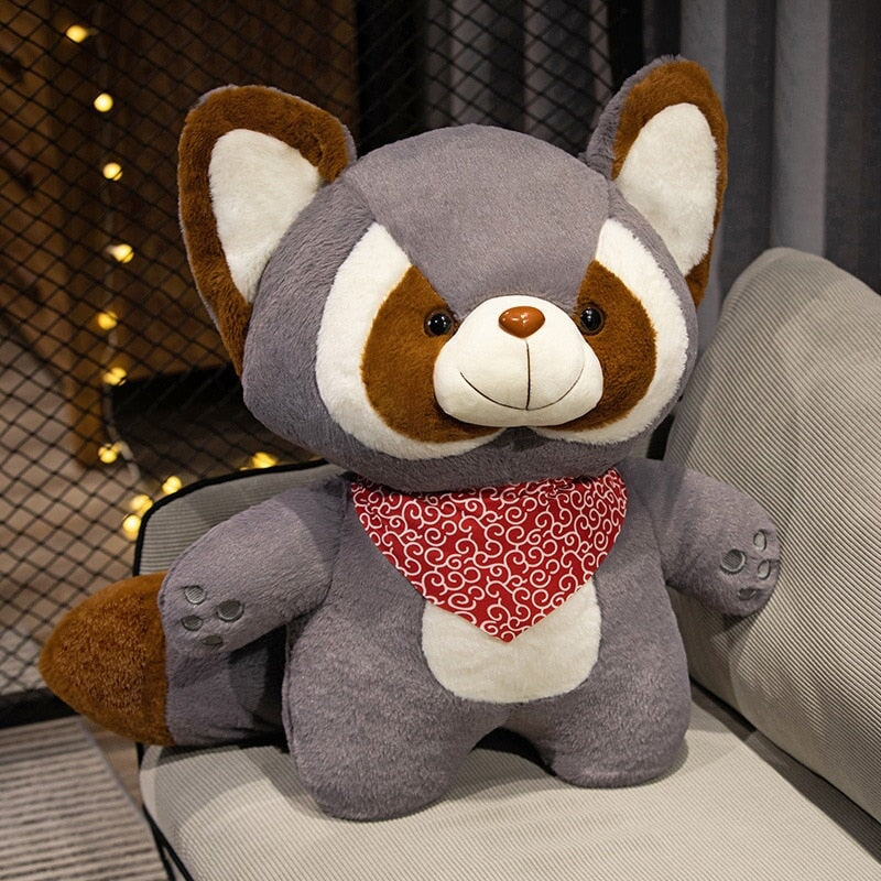 Bushy and Buster the Raccoon Plushies - Kawaiies - Adorable - Cute - Plushies - Plush - Kawaii