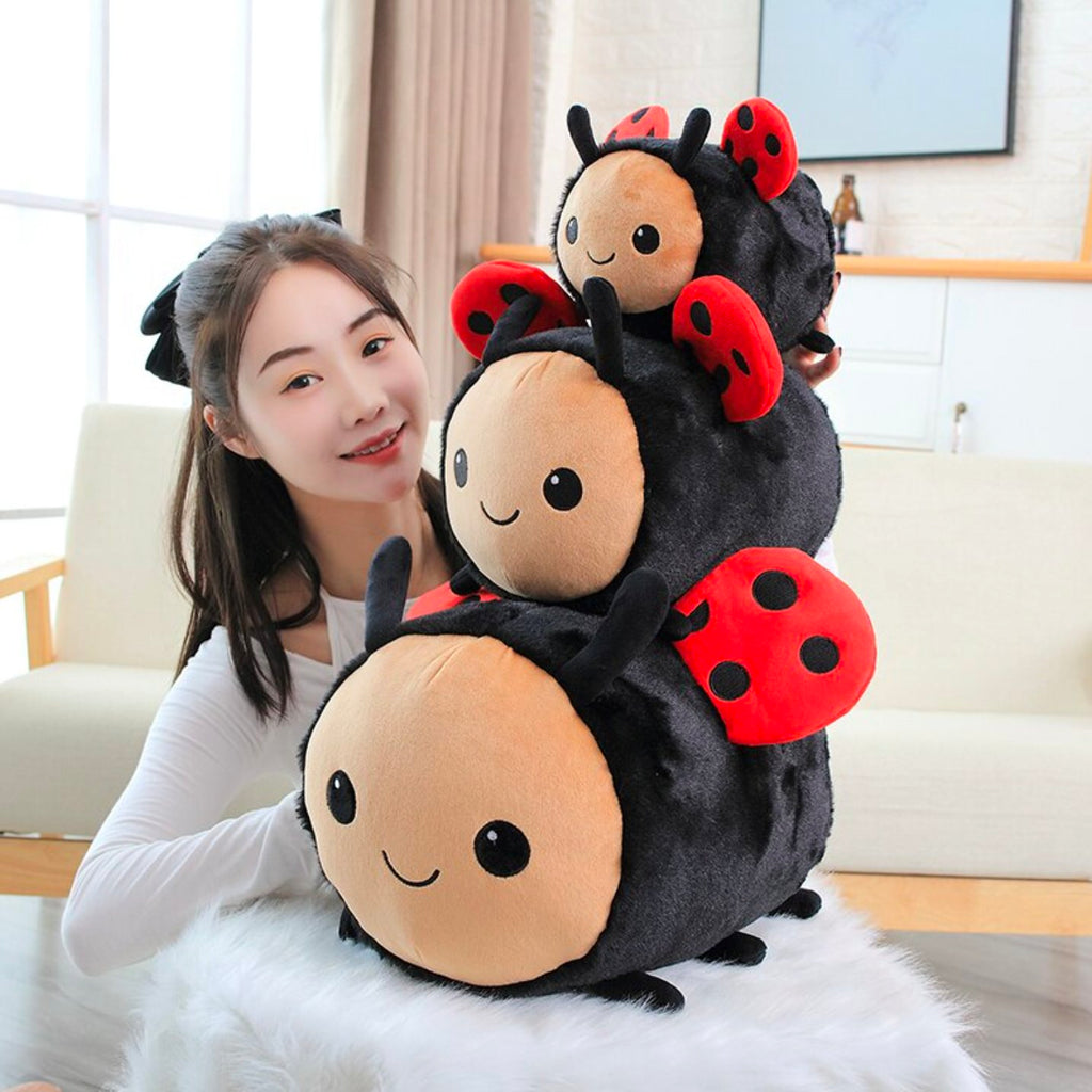 Busy Bugs Ladybird Bumblebee Plushies - Kawaiies - Adorable - Cute - Plushies - Plush - Kawaii