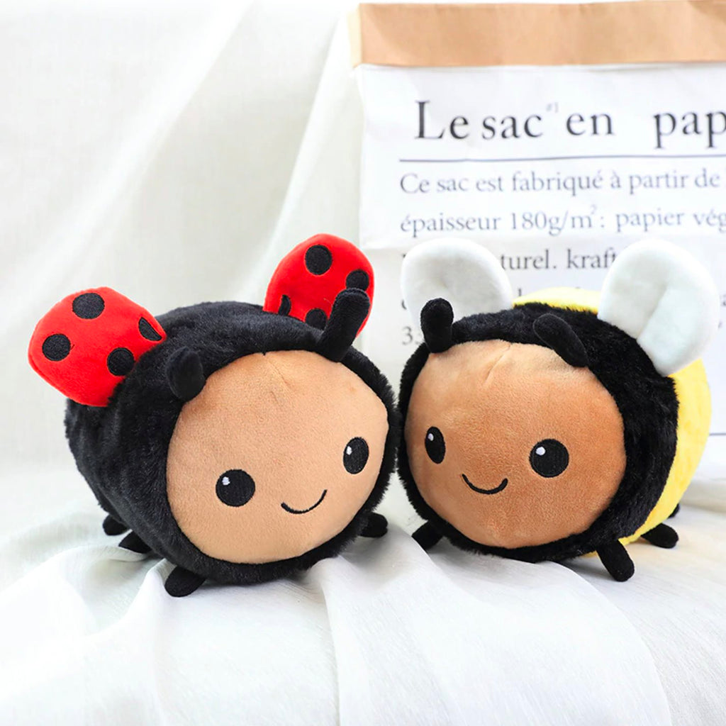 Busy Bugs Ladybird Bumblebee Plushies - Kawaiies - Adorable - Cute - Plushies - Plush - Kawaii