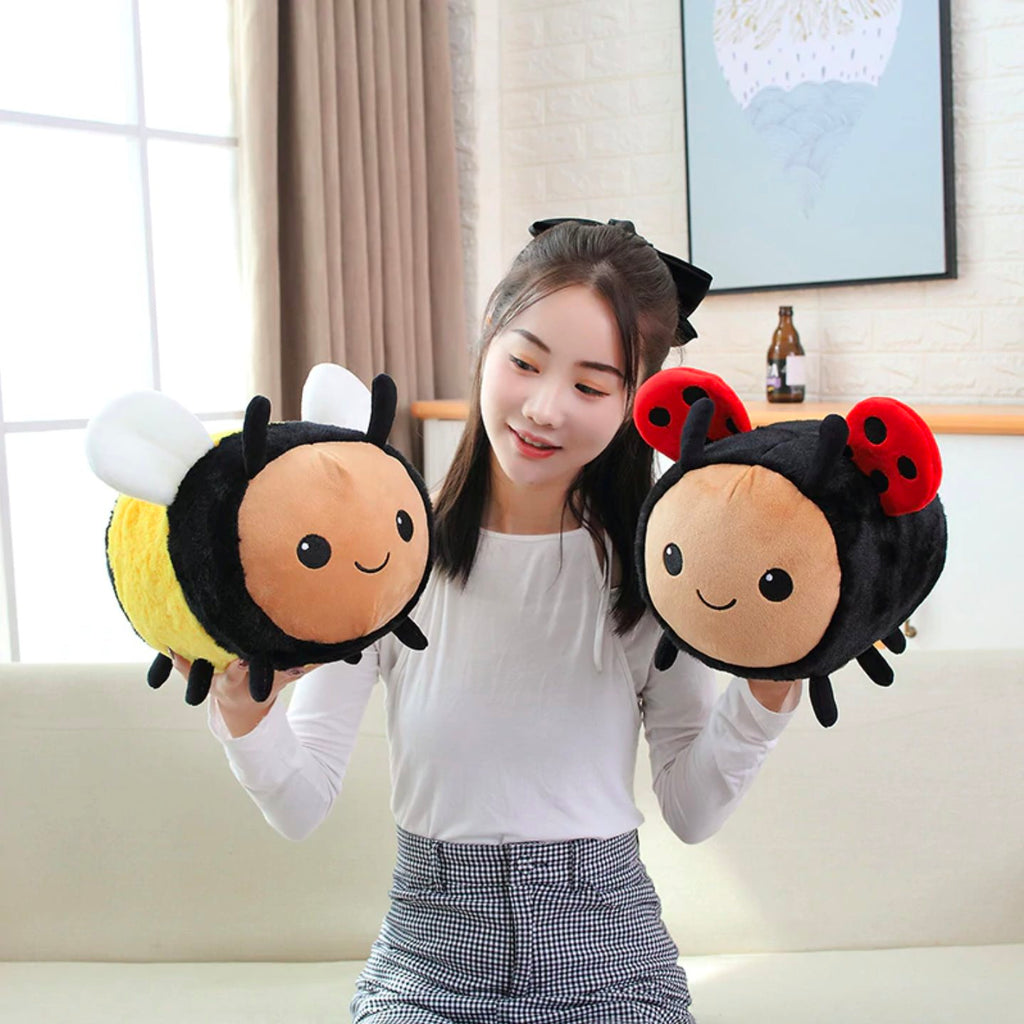 Busy Bugs Ladybird Bumblebee Plushies - Kawaiies - Adorable - Cute - Plushies - Plush - Kawaii