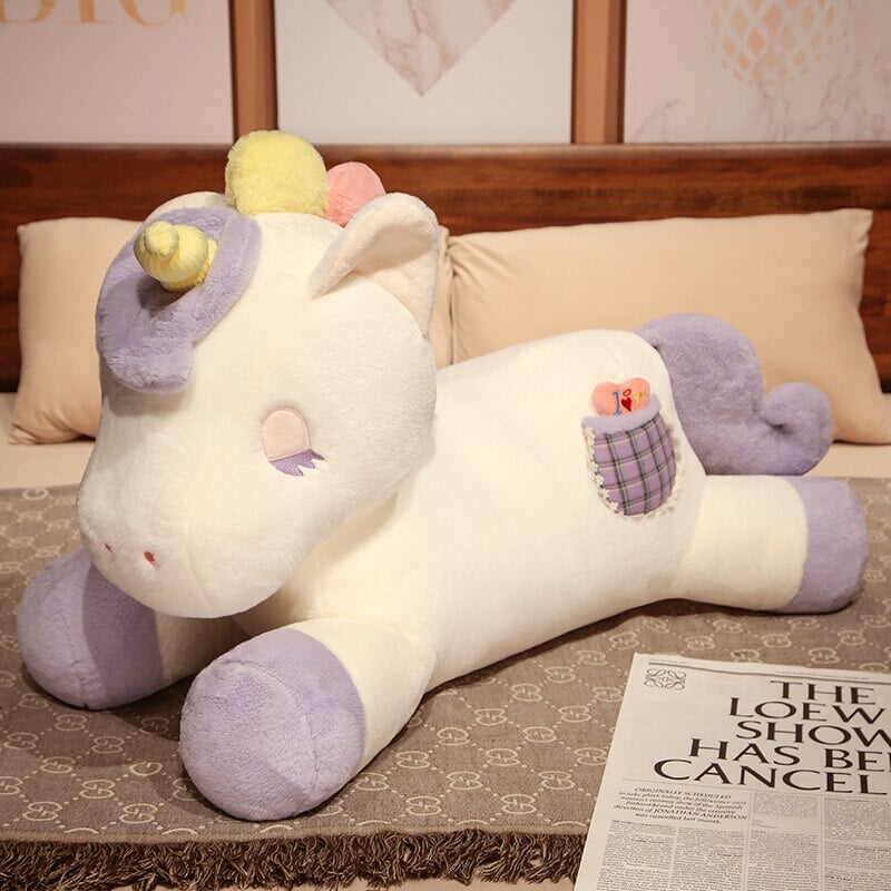 kawaiies-softtoys-plushies-kawaii-plush-Buttercup and Cloudberry the Fluffy Unicorns Soft toy White 60cm 