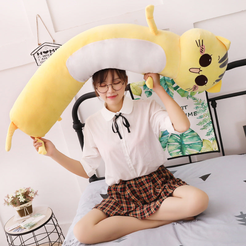 Buttercup the Long Snuggly Yellow Cat Plushie - Kawaiies - Adorable - Cute - Plushies - Plush - Kawaii